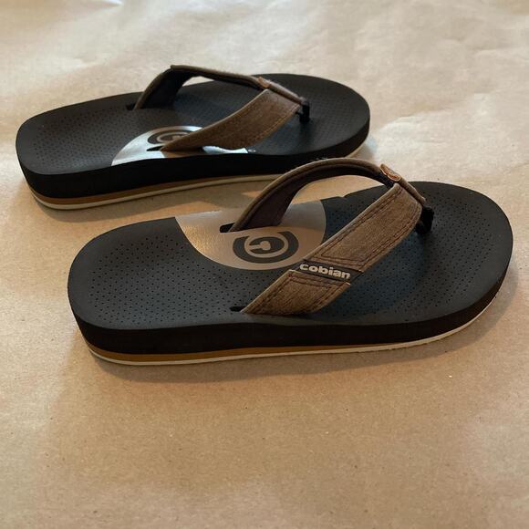 Cobian ARV2 Brown Flip Flops Youth Size S, 4/5 - Picture 3 of 6